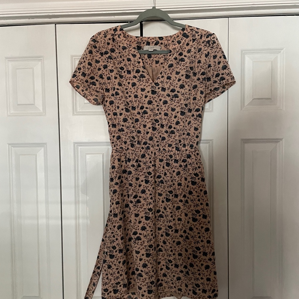 LOFT Floral Mini Dress